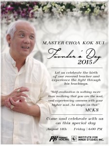 Master Choa Kok Sui - Founder's Day 2015